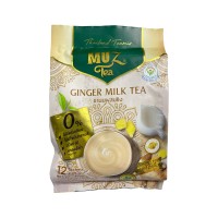 MUZ TEA ジンジャーミルクティーパウダー 1袋(12パック入り)　タイ土産 日本未発売 紅茶 インスタント 冷え性