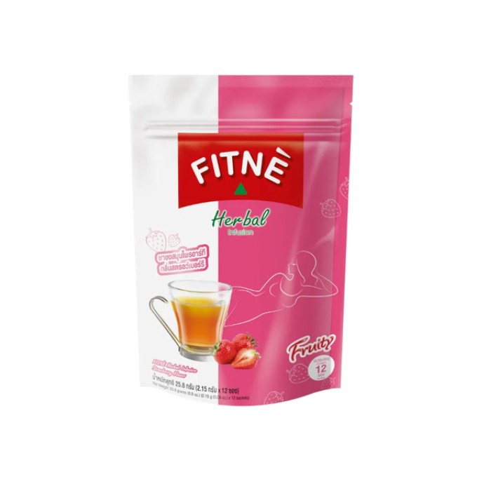 FITNE' (フィットネ) ハーブティー ストロベリー風味 12包入り