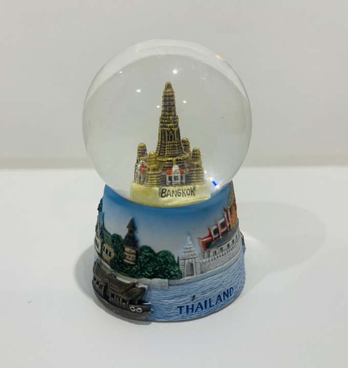 スノードーム　ワットアルン　おしゃれ 人気土産 アジア風 観光名所