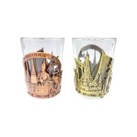 ダブルショットペアグラス　インテリア おしゃれ お土産 アジア風 食器